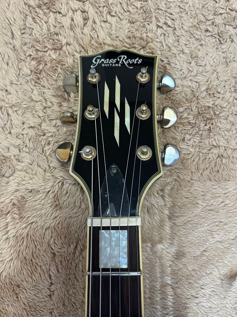 【調整済】Grassroots ESP レスポール　カスタム　エレキギター　黒