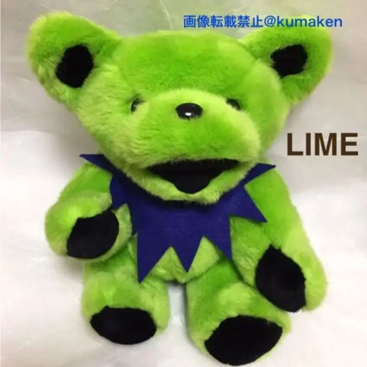 デッドベア オールド12インチプラッシュ ライム 紙タグあり