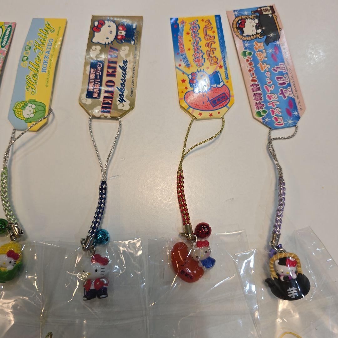 ご当地　ハローキティ ストラップセット 15個 セット　レア
