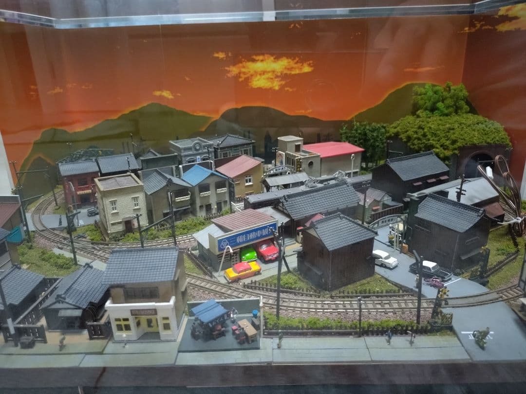 Nゲージ 鉄道模型 街並み ジオラマ