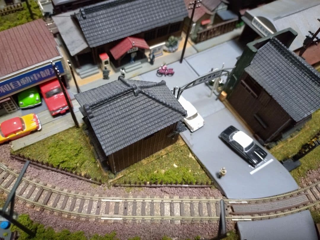 Nゲージ 鉄道模型 街並み ジオラマ