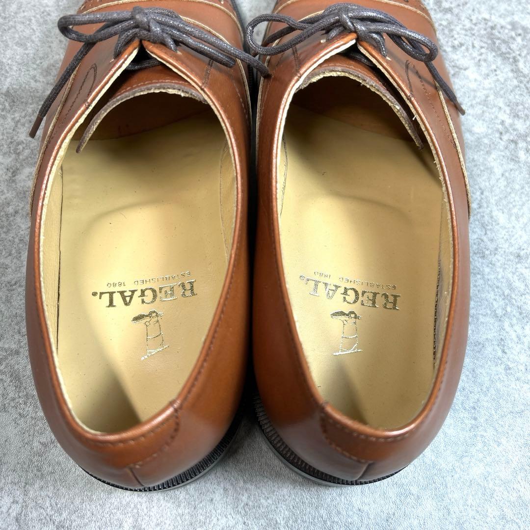 新品・未使用【REGAL】ビジネスシューズ/ストレートチップ/キャップトゥ/革靴