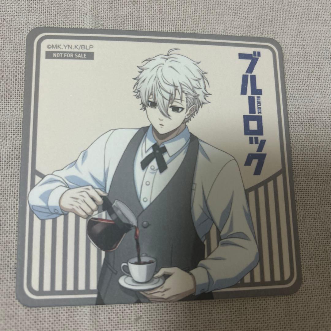 ブルーロック プリンセスカフェ コースター 凪誠士郎 - メルカリ