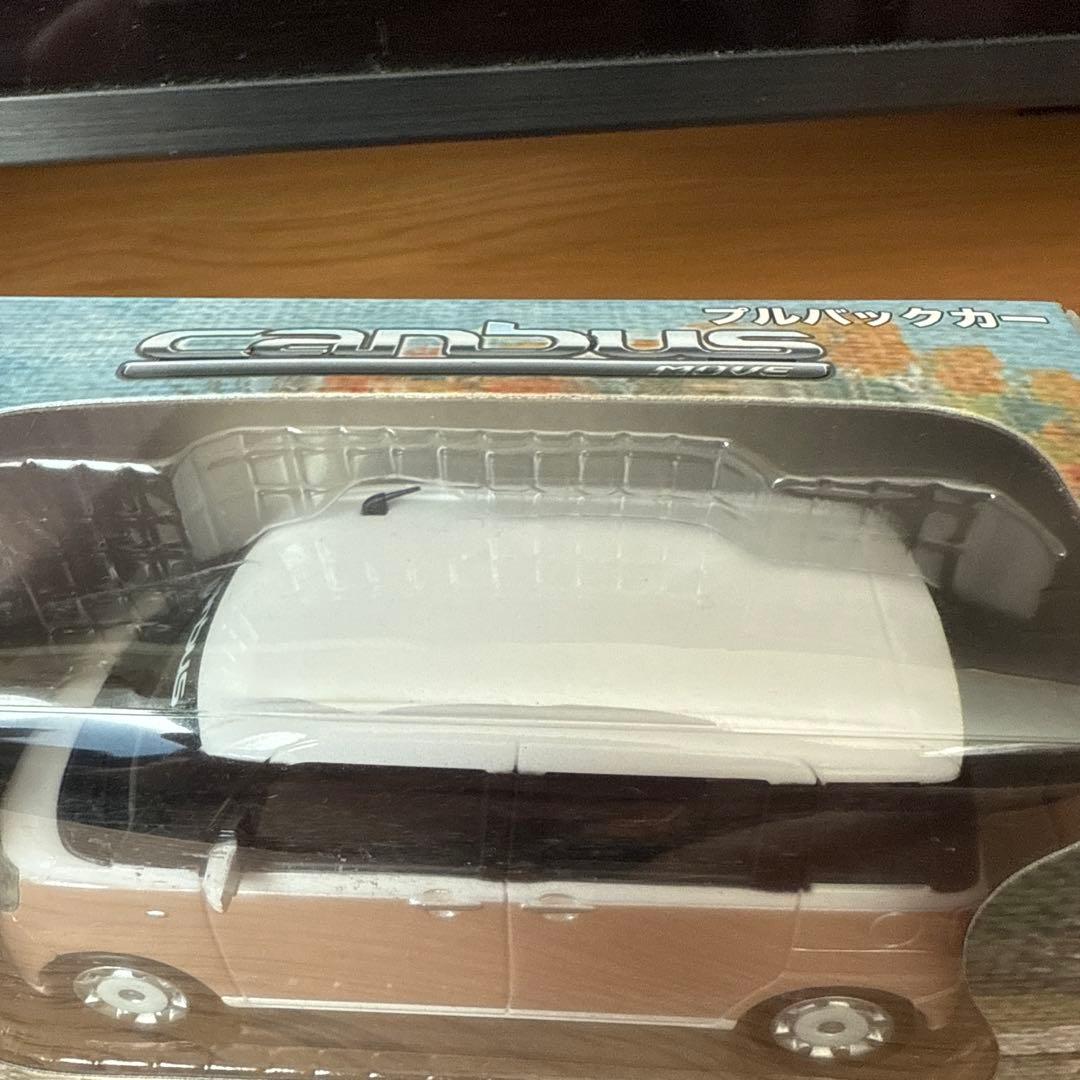 ダイハツ　ムーヴ キャンバス　プルバックカー　ミニカー