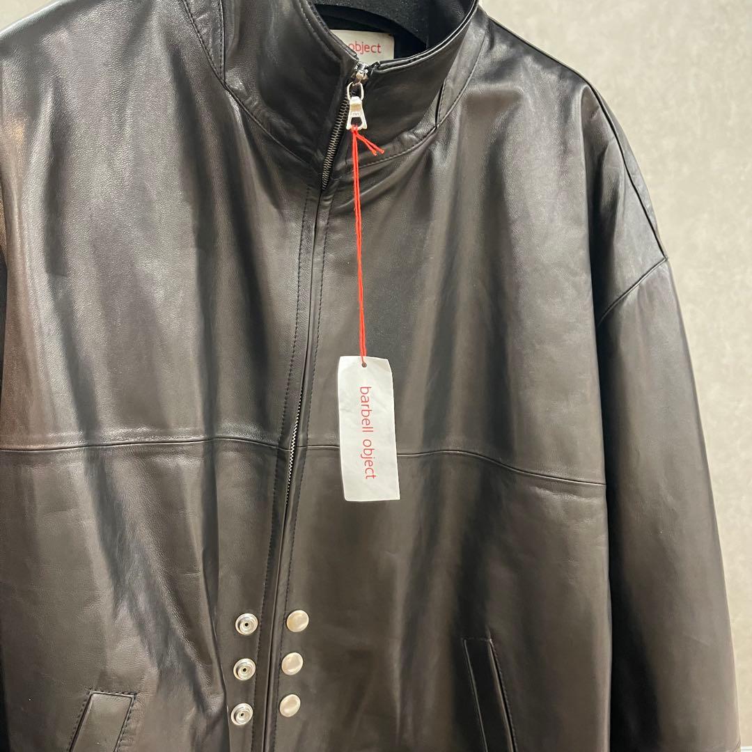 barbell object exclusive attic別注レザージャケット