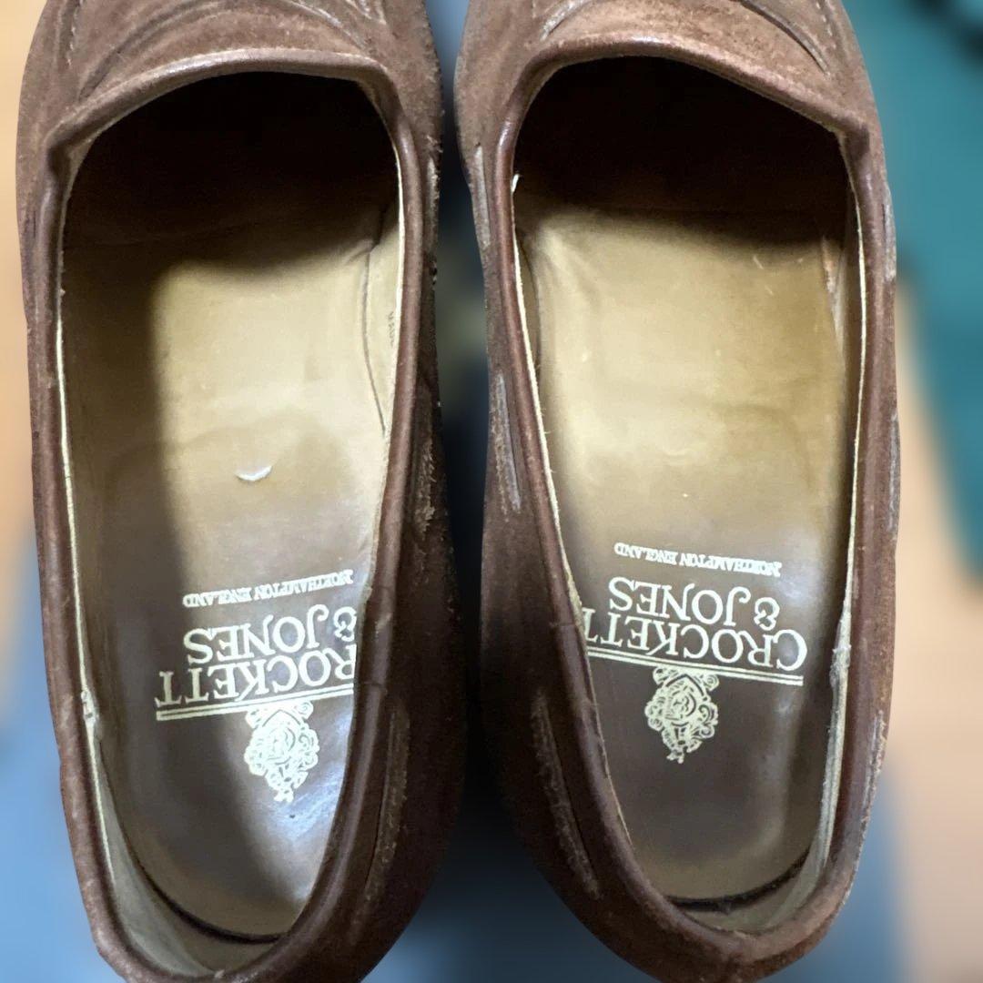 crockett&Jones キャベンディッシュ　スエードタッセルローファー