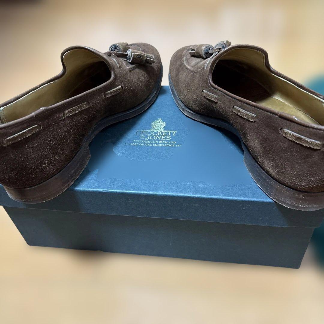 crockett&Jones キャベンディッシュ　スエードタッセルローファー