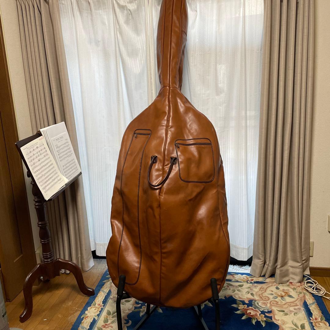 コントラバススタンド 折りたたみ式 黒