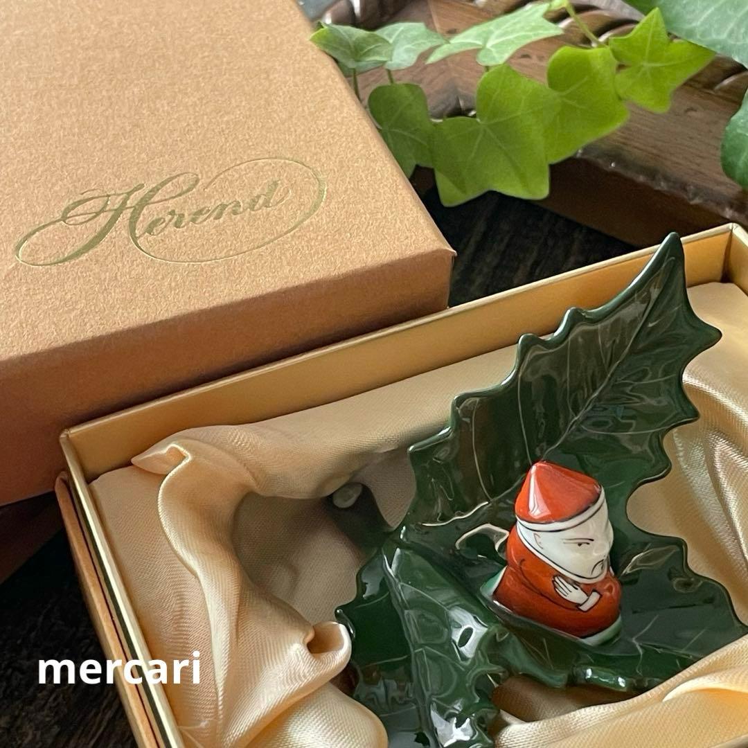 HEREND ヘレンド Xmasファンシースタンド サンタマンダリン ②