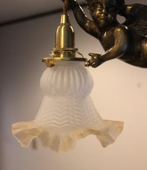 フランス アンティーク 天使 エンジェル シャンデリア ペンダント