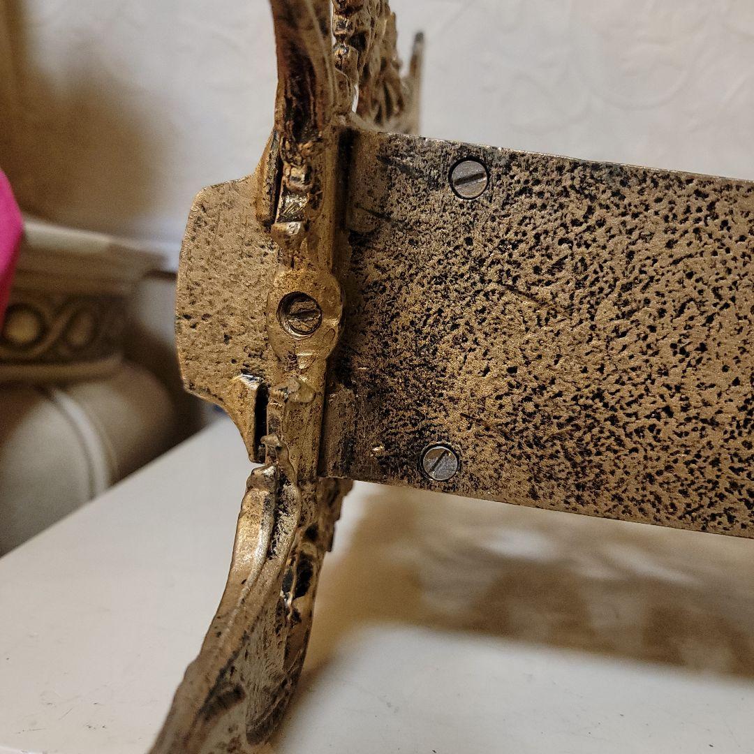 ヴィクトリアンスタイル マガジンラック 物入れ アンティーク仕上げ