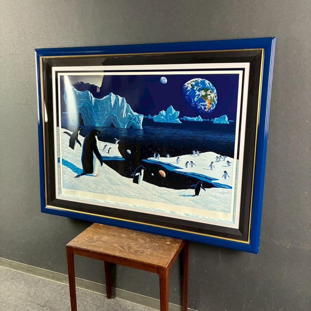 美品 シム・シメール「魔法」シルクスクリーン 大作 直筆サイン入 作品保証書有