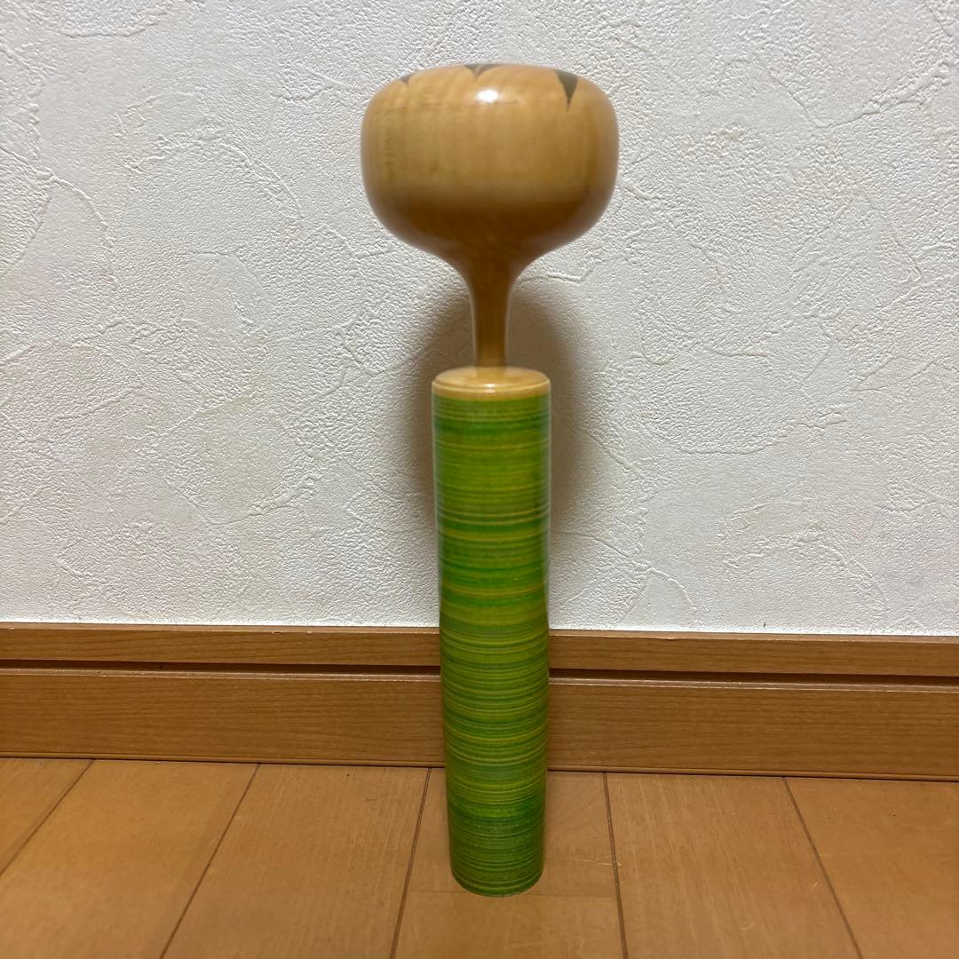 創作こけし片瀬快平作品「露草」KokeshiDoll