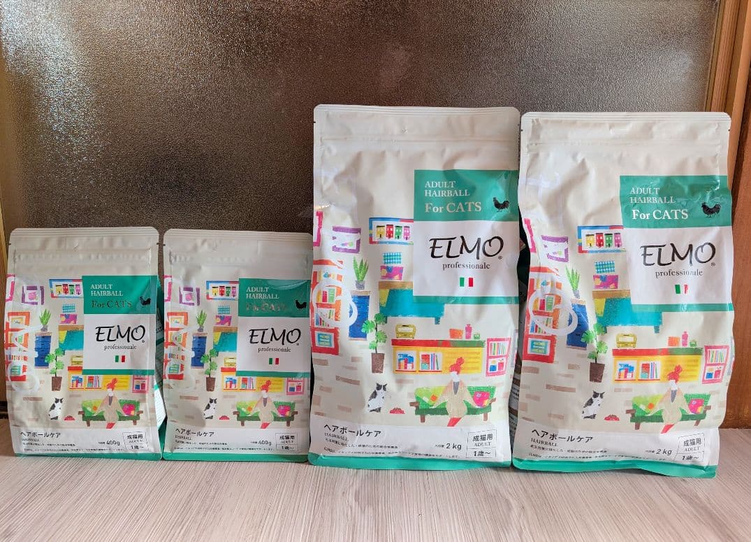 ELMO キャットフード 2kg☓2 400g☓2 合計4.8kg - メルカリ