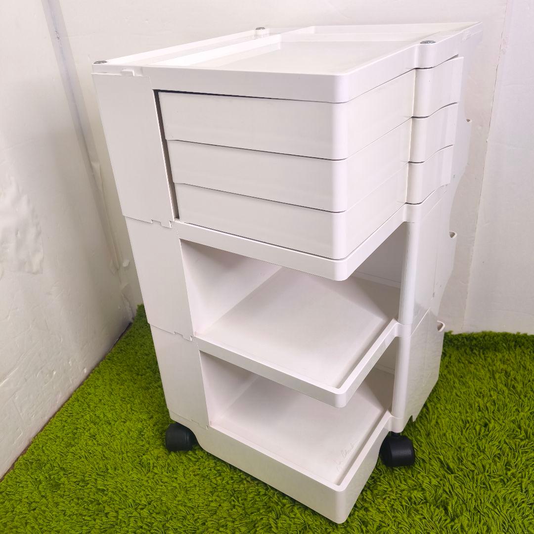 正規品】B-LINE ボビーワゴン3段3トレイホワイト