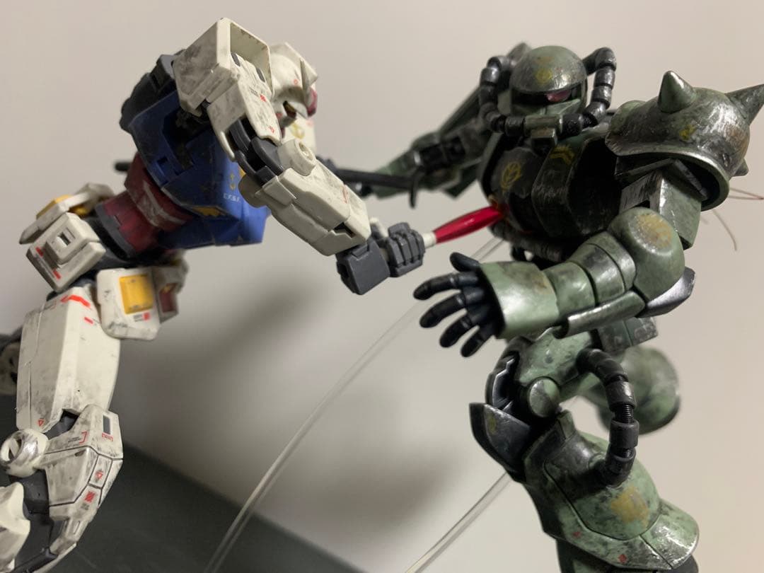 ガンダム　ザク　ジオラマ