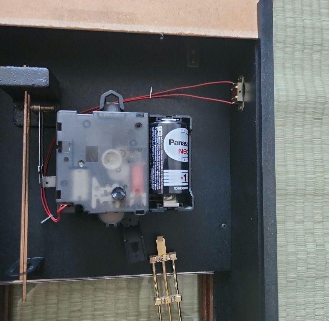 CITIZEN クラシック ボンボン時計 柱時計 掛時計 振子時計 電池式 時計