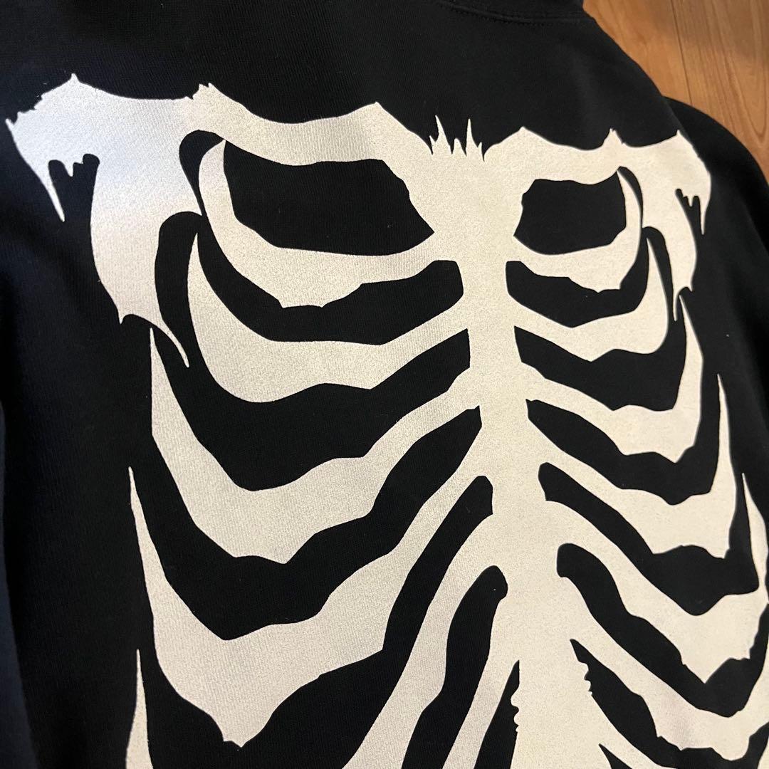 【極美品】BALZAC バルザック BONEパーカー XL ボーンパーカー 黒