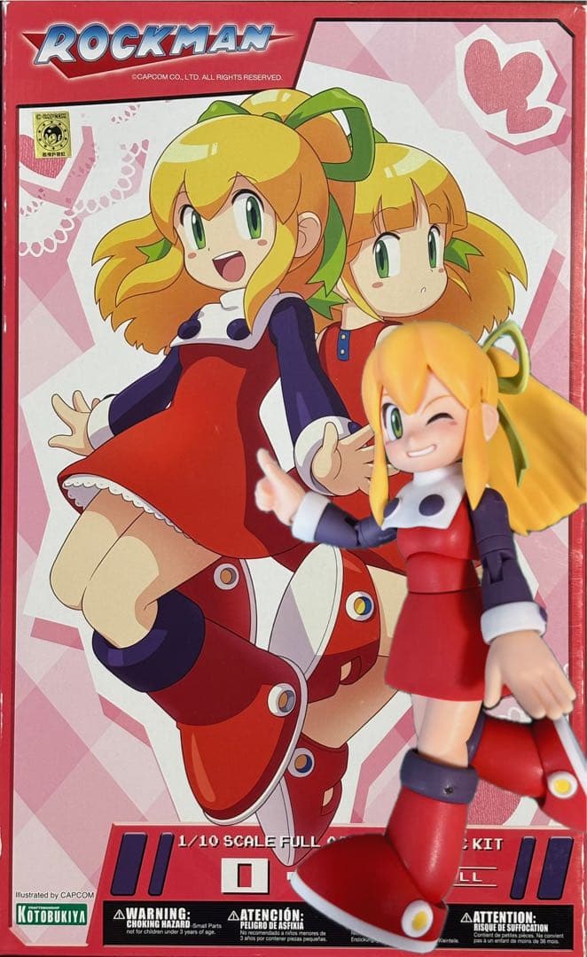 コトブキヤ ROCKMAN ロールちゃん プラモデル 組み立て塗装済み