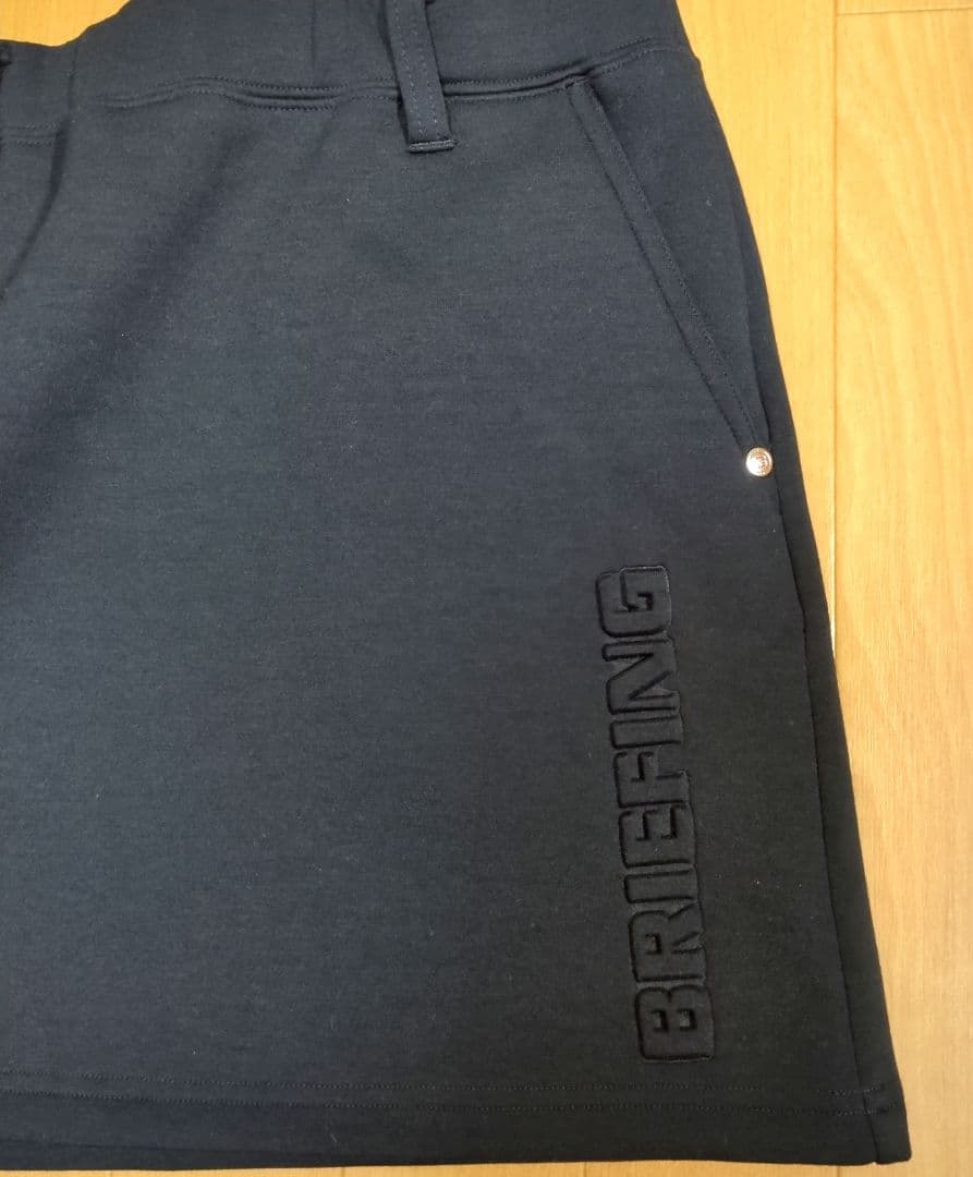 BRIEFING　ウォーム3Dロゴ　冬用スカート　ネイビー【XS】