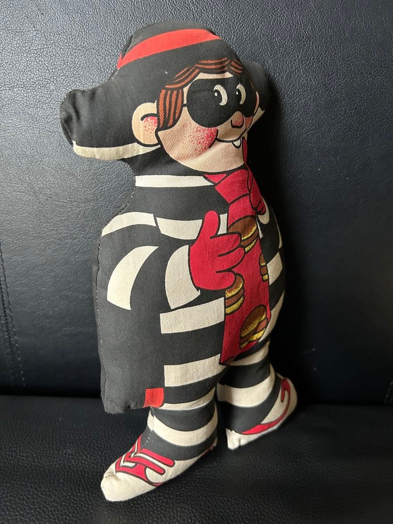 ★マクドナルド/ハンバーグラー 1987年 ピロードール/ラグドール　ぬいぐるみ