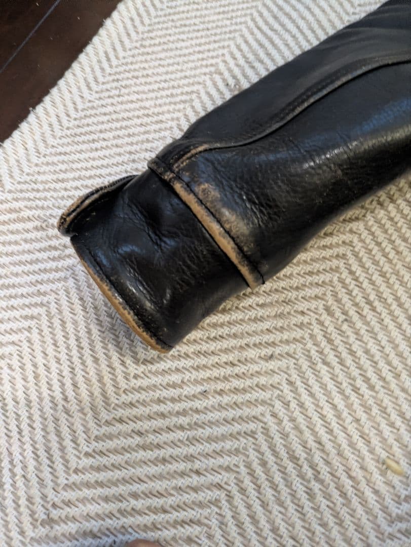 玉*置様 極小ロット ウルフズヘッド ワコマリア ライダース S ボア付き