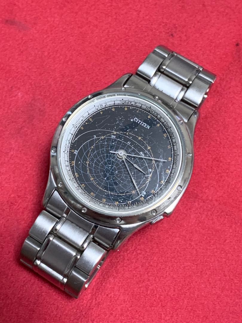 ⭐️希少⭐️整備、電池交換済⭐️シチズン　コスモサイン　メンズ腕時計　ビンテージ