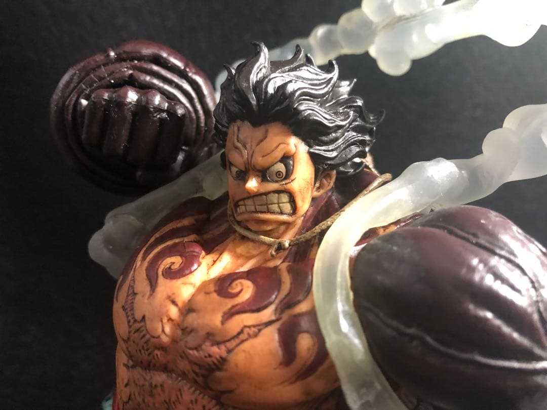 ワンピース☆ルフィ☆ギア4☆リペイントフィギュア☆KING OF ARTIST