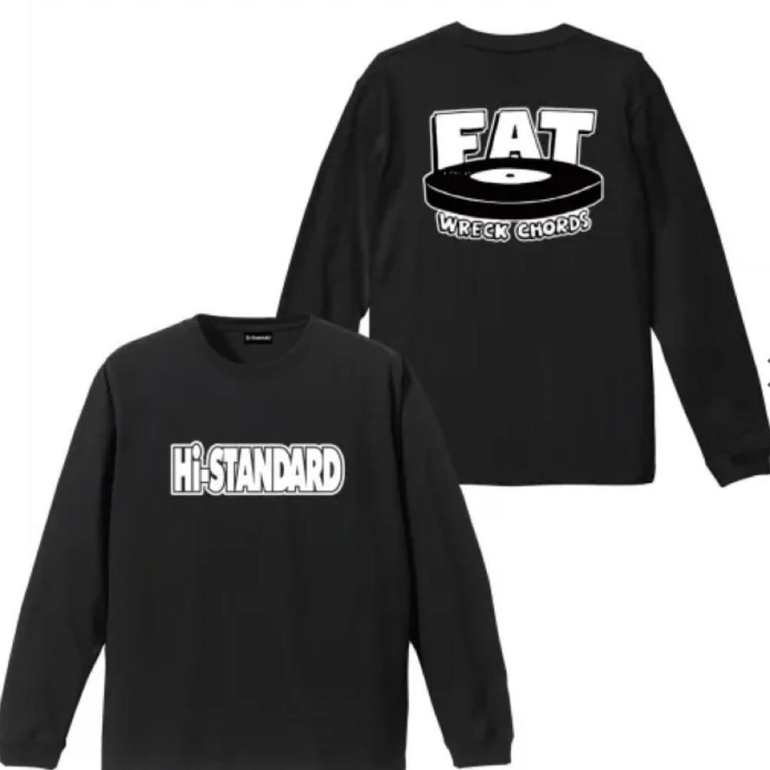 Hi-STANDARD ハイスタ FAT L/S T-shirt XXL HS×FAT LOGO T-shirt（GREEN） - Hi-STANDARD OFFICIAL WEB STORE