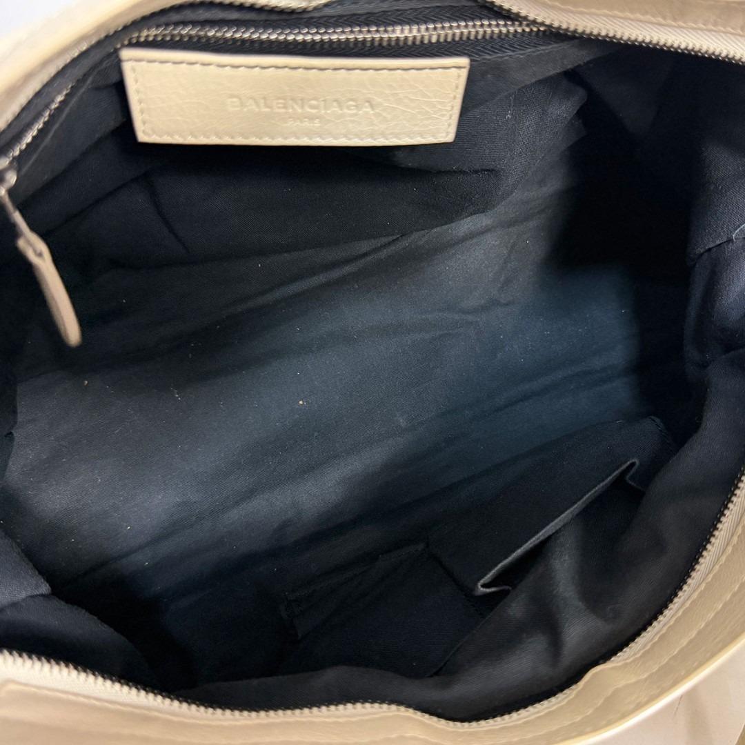 J7007美品バレンシアガ ジャイアントシティ 2WAYハンドバッグ アイボリー