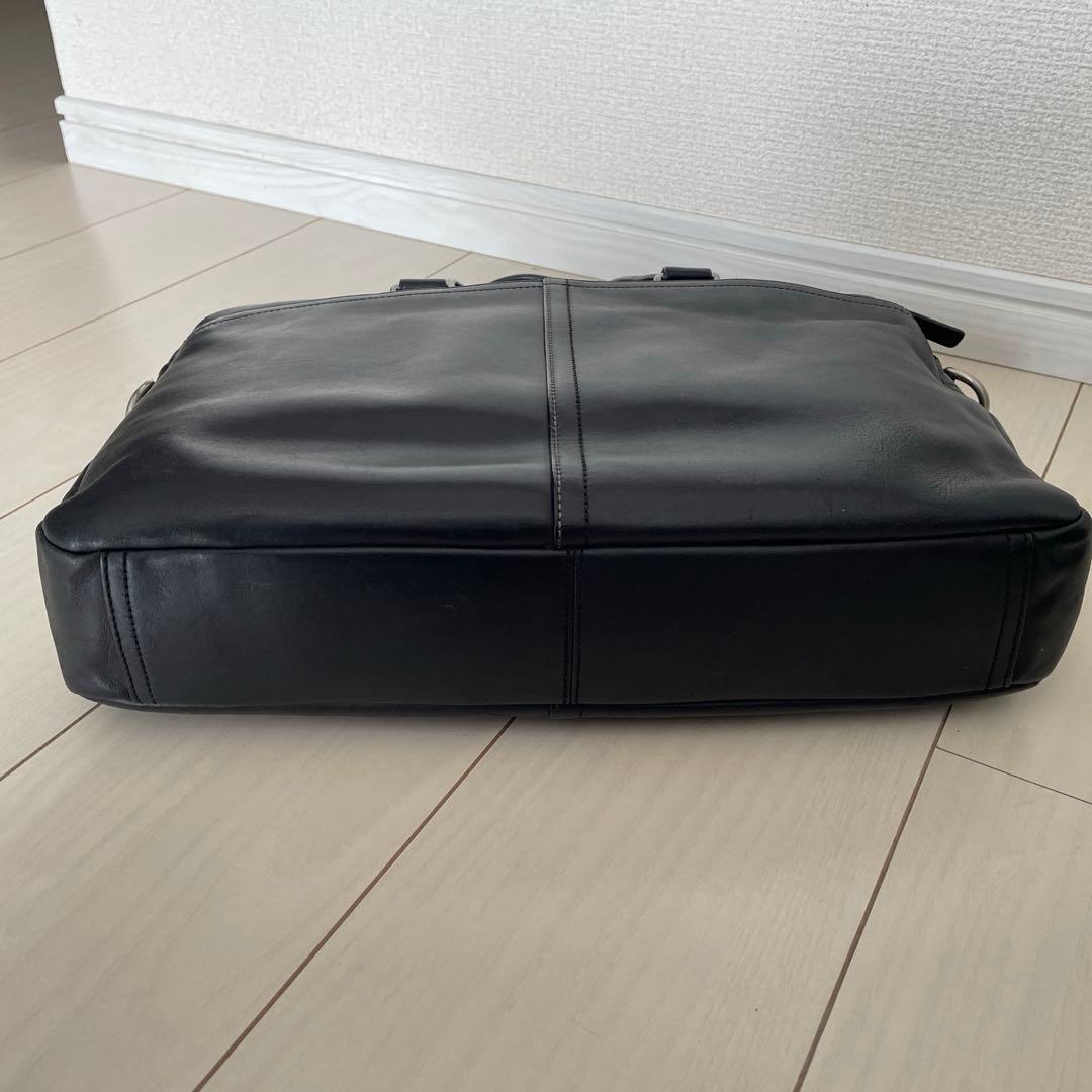 COACH レザービジネスバッグ 2WAY ショルダー付き