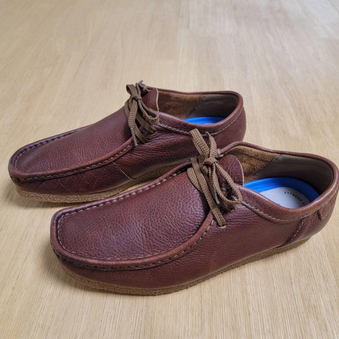 【美品】Clarks クラークス Shacre Ⅱ Run レザーシューズ