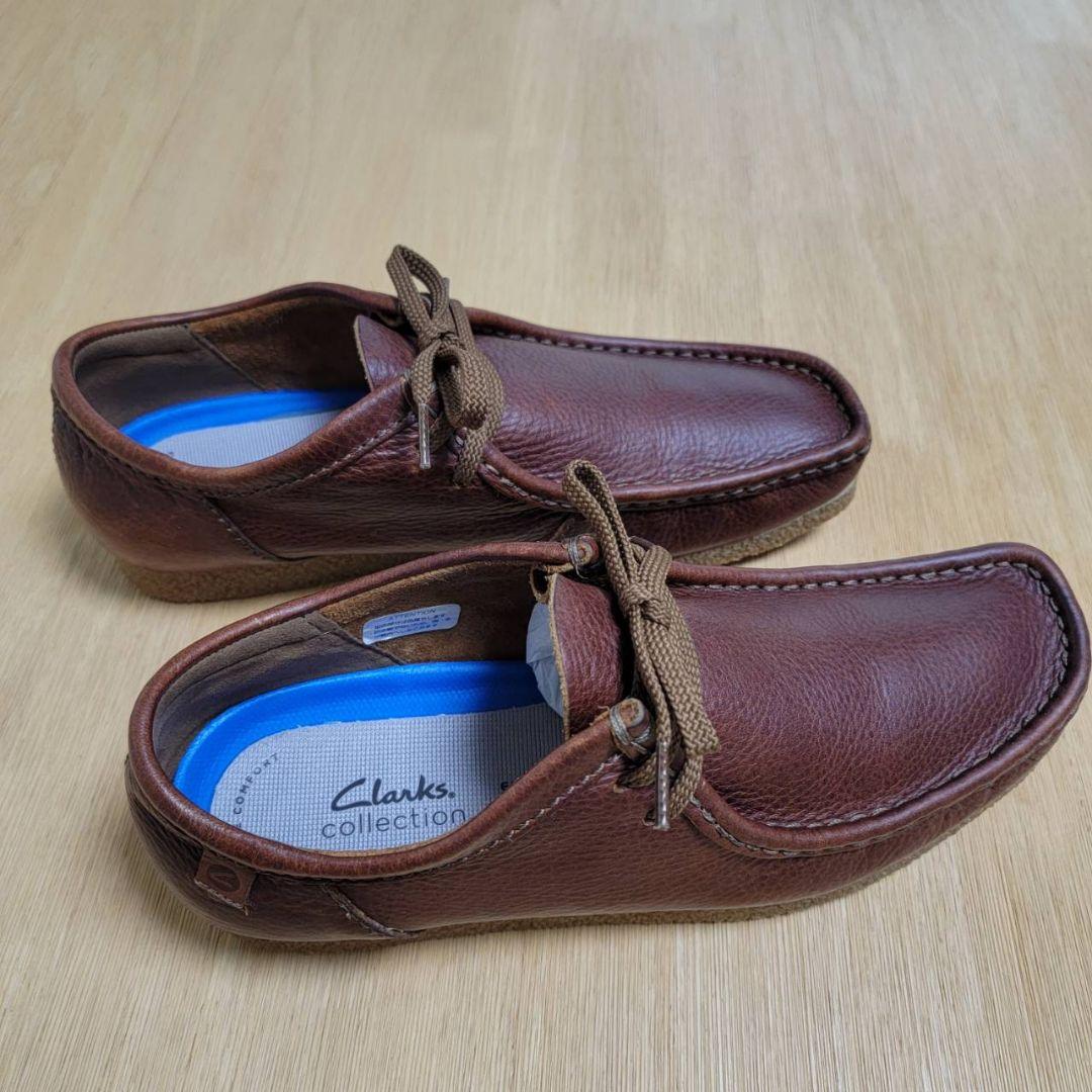 【美品】Clarks クラークス Shacre Ⅱ Run レザーシューズ