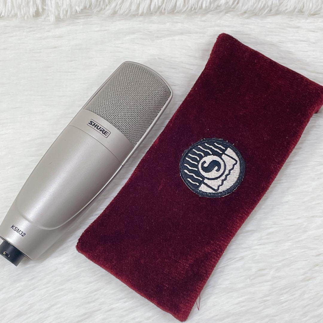希少【美品】SHURE コンデンサーマイク【KSM32】②