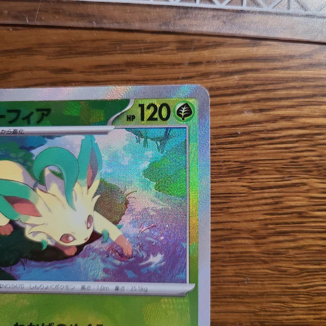 リザードンex SAR リーフィアマスターボールミラー　リーフィアex sar