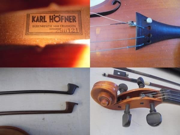 AKa6797 KARL HOFNER カールヘフナー バイオリンGERMANY