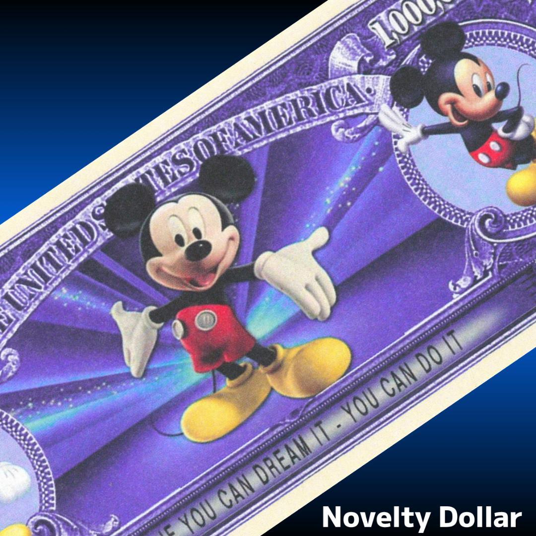 【ディズニー】ミッキーマウス　ノベルティ　ドル紙幣