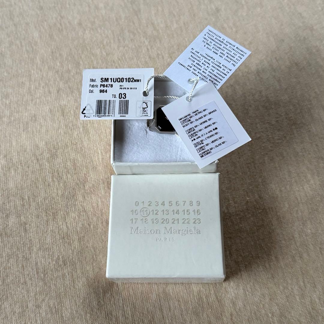 3新品51%of メゾン マルジェラ エングレーブ クォーツ リング 指輪