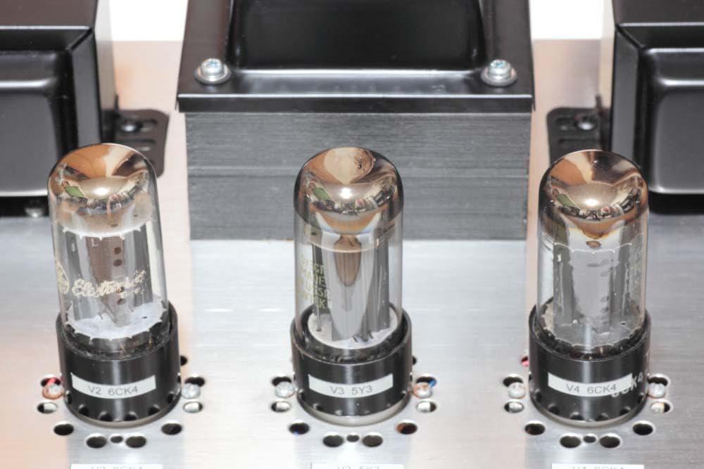 3極パワー管 6CK4 ステレオパワーアンプ 動作品