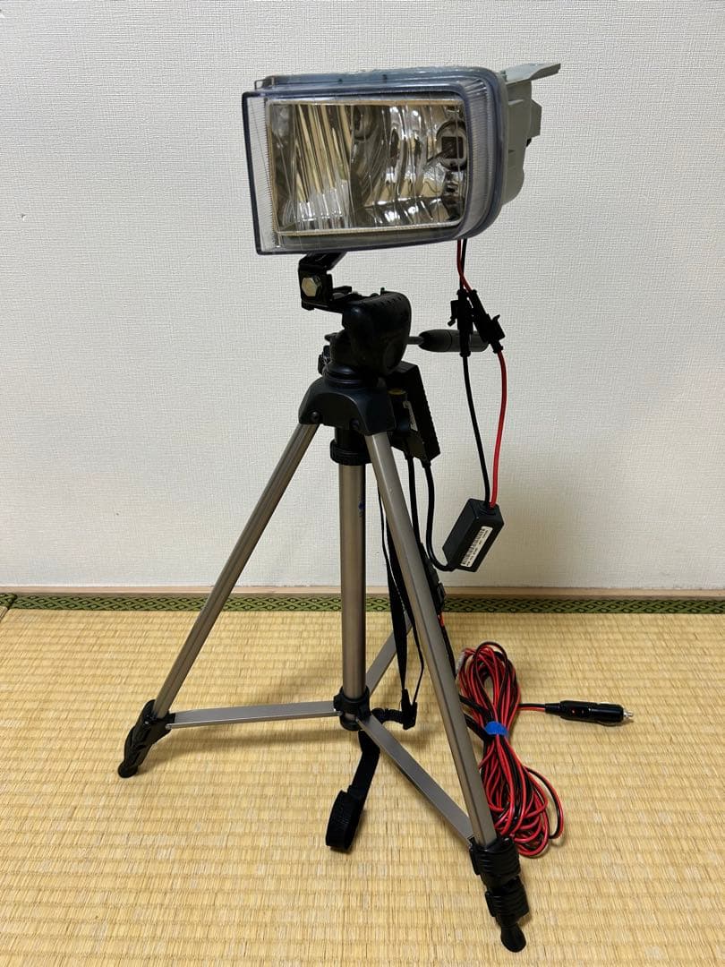 灯火採集ライトトラップ紫外線放出加工55W 三脚付8mシガー電源