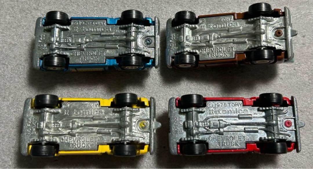 トミカ シボレートラック 4台セット