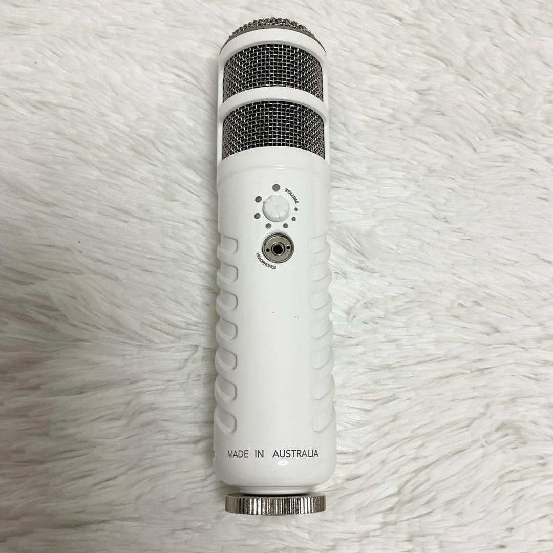 RØDE Podcaster ホワイト コンデンサーマイク
