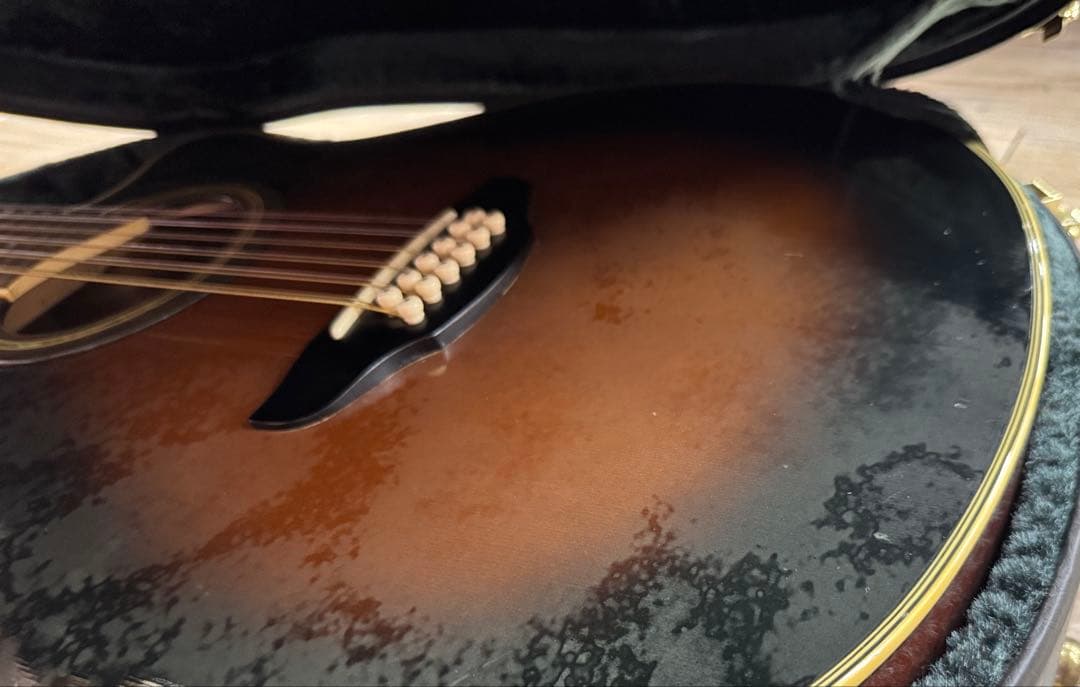 週末割【レア】ヤマハ90年代ビンテージ12弦エレアコ APX-8-12A+ケース