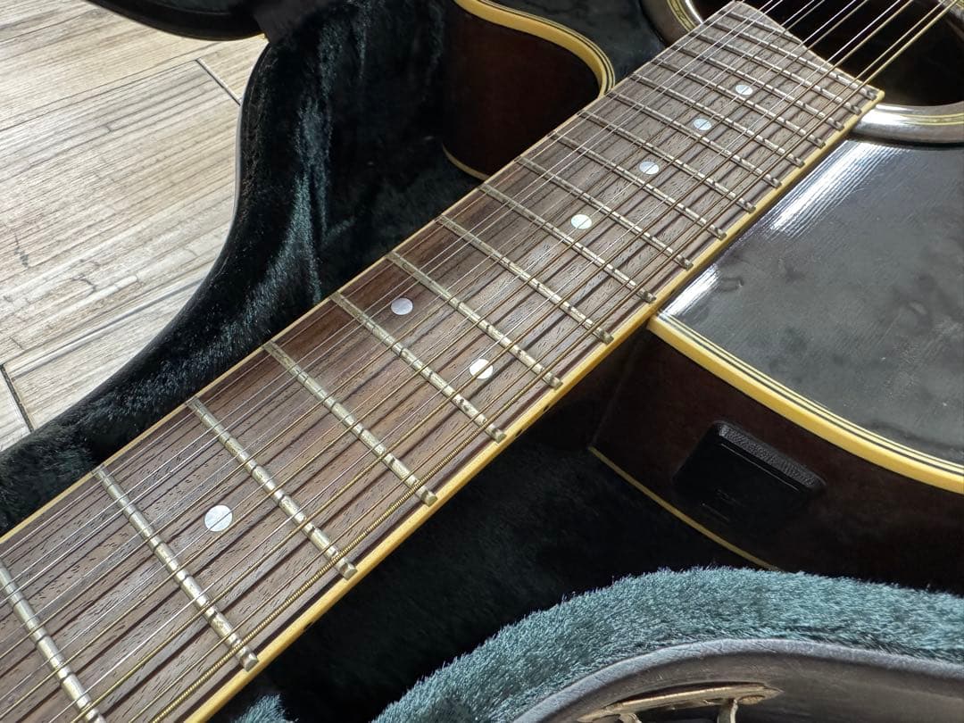 週末割【レア】ヤマハ90年代ビンテージ12弦エレアコ APX-8-12A+ケース