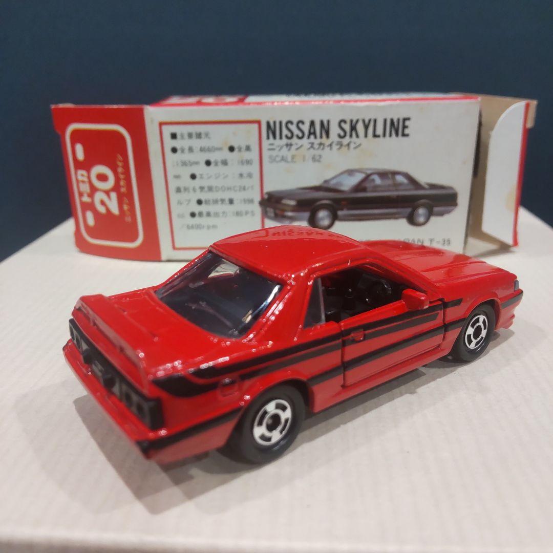 当時物トミカ NISSAN SKYLINE （赤 R31）