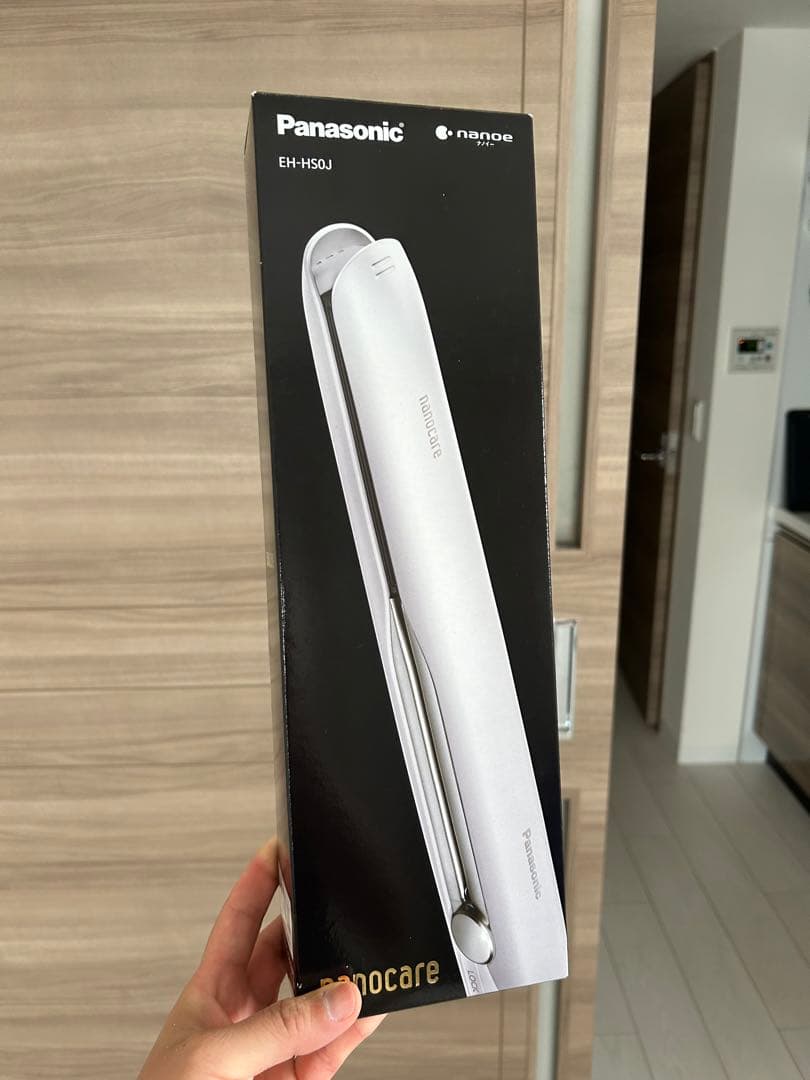 パナソニック ストレートヘアアイロン【白】EH-HS0J-W（取説有