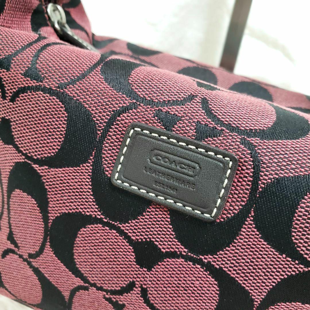 COACH コーチ アクセサリーポーチ シグネチャー ワンショルダーバッグ 美品