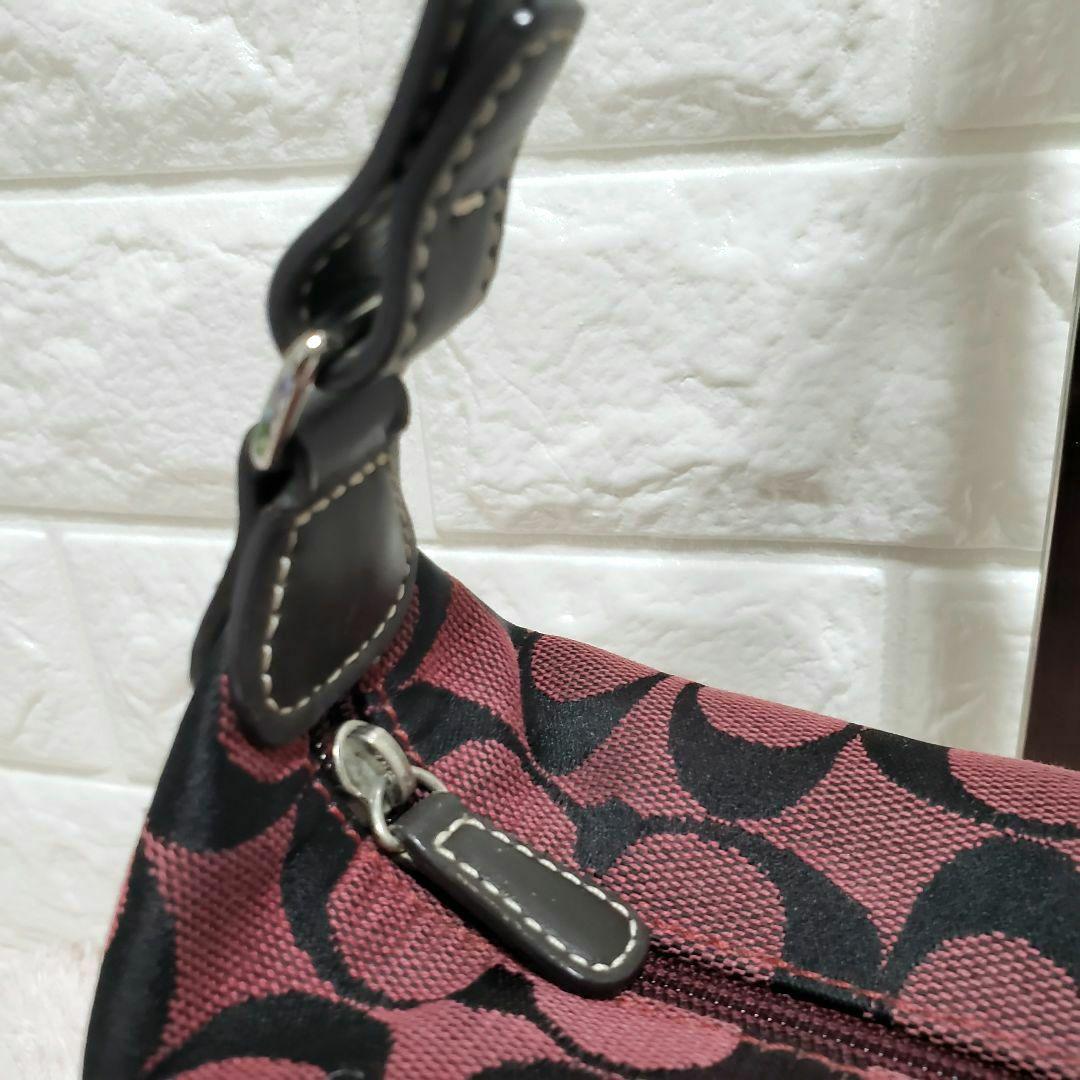 COACH コーチ アクセサリーポーチ シグネチャー ワンショルダーバッグ 美品