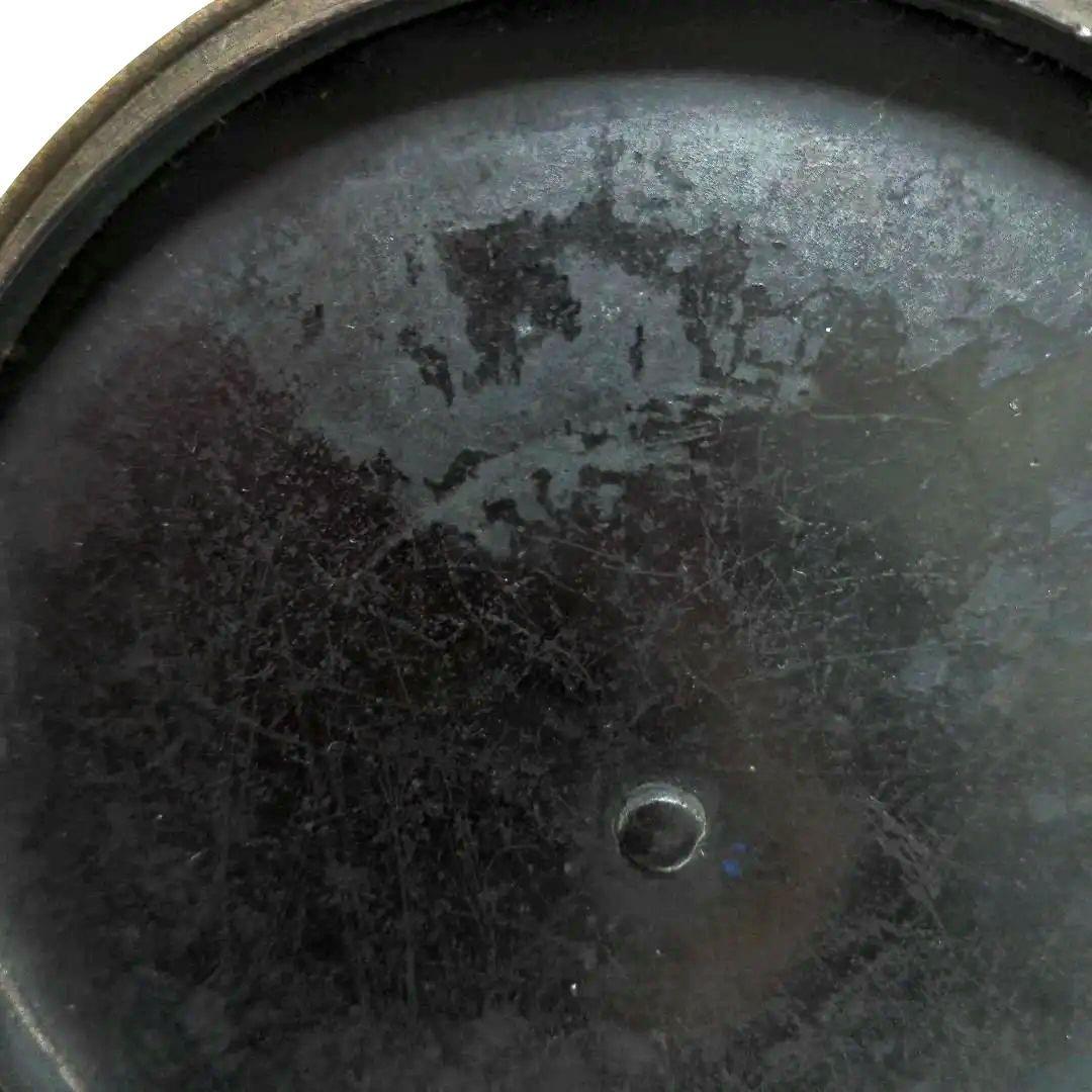 鉄瓶の蓋 フタ 銅 唐草紋様