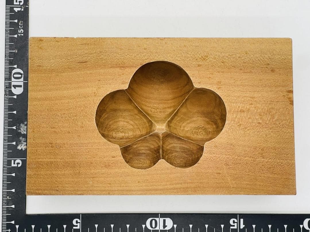 京都老舗「有次」製 上質和菓子木型 2種 美品 菓子型 お